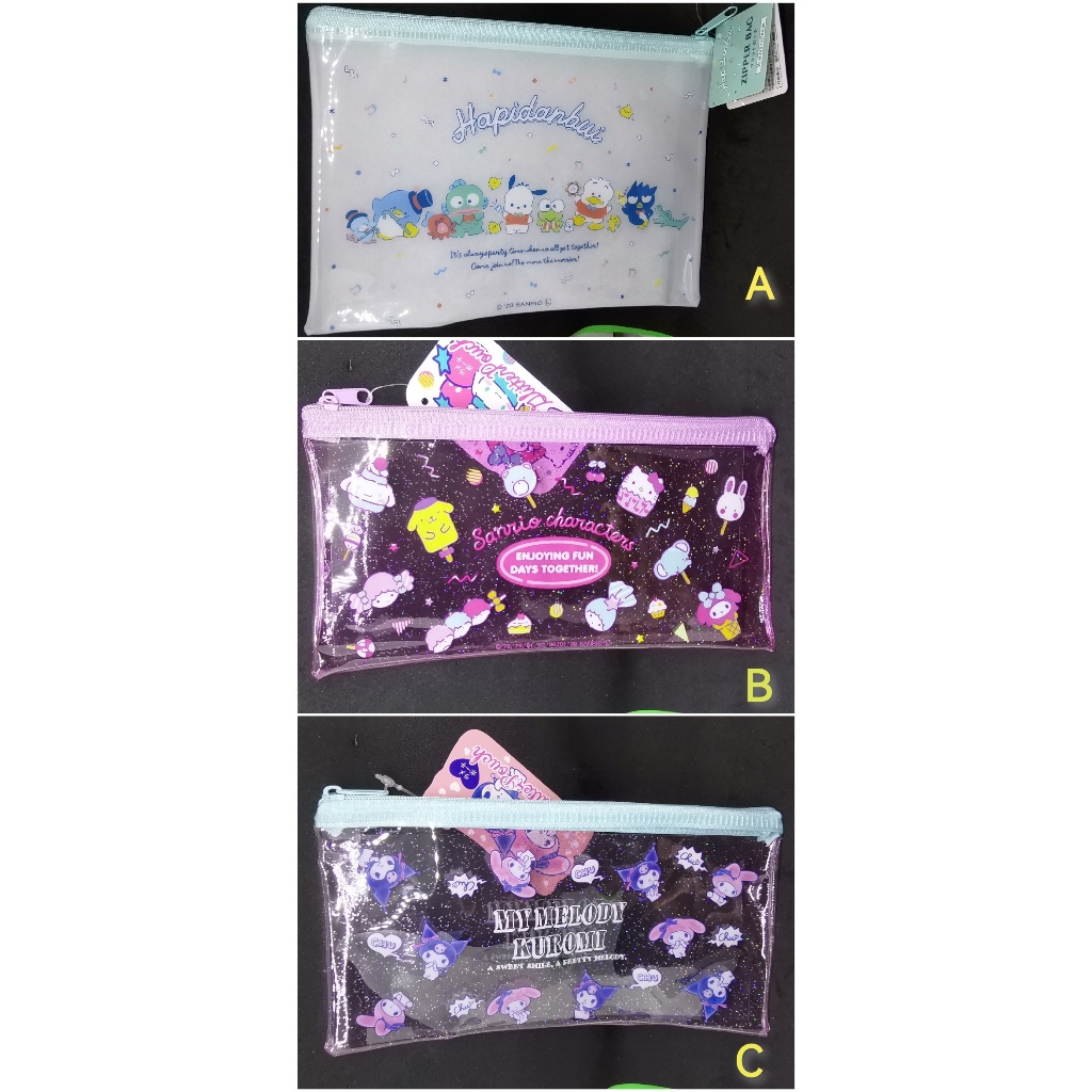 

[SALE] Daiso Sanrio Glitter Bag / Zipper Bag