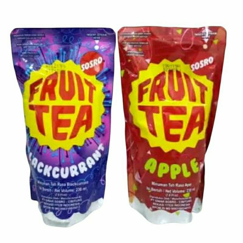 

SOSRO FRUIT TEA POUCH 200 ML