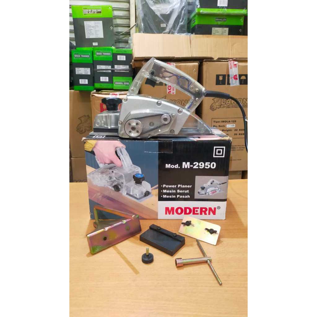 MODERN M2950 Mesin Planer/Serut Kayu Transparan