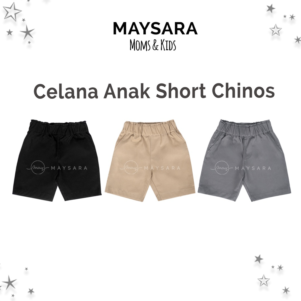 maysara Celana Pendek Chinos Anak Laki-laki Perempuan/ celana Chinos pendek