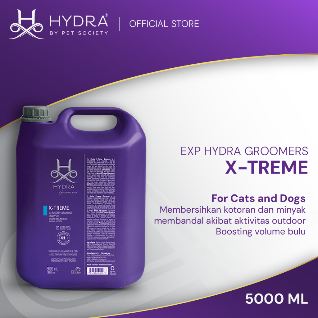 HYDRA Groomers X-Treme Shampoo 1L & 5L (4:1)