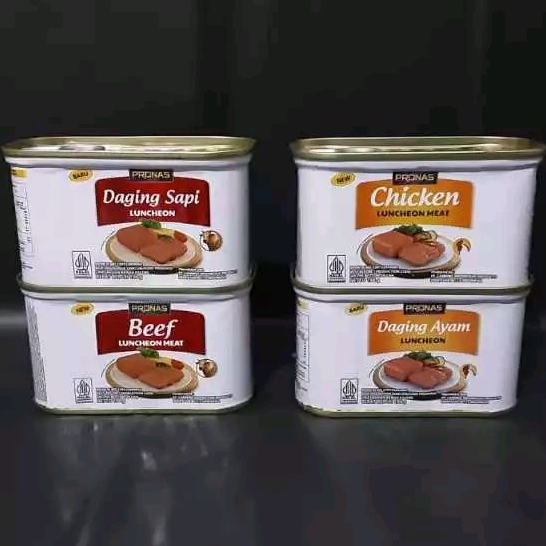 

Pronas Beef Luncheon meat 198 g - Pronas Chicken Luncheon meat 198 g - daging blok serbaguna - daging sapi - daging ayam