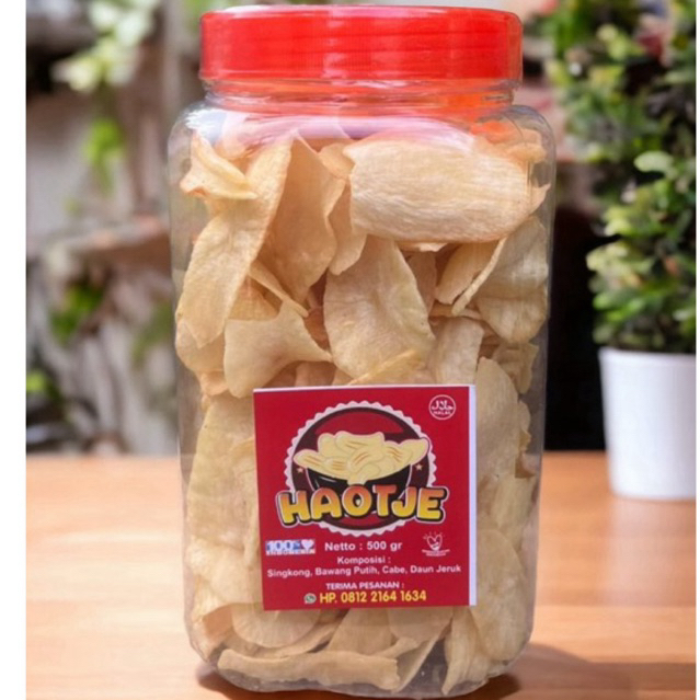 

KRIPIK SINGKONG ASIN GURIH KEMASAN TOPLES 2000ml