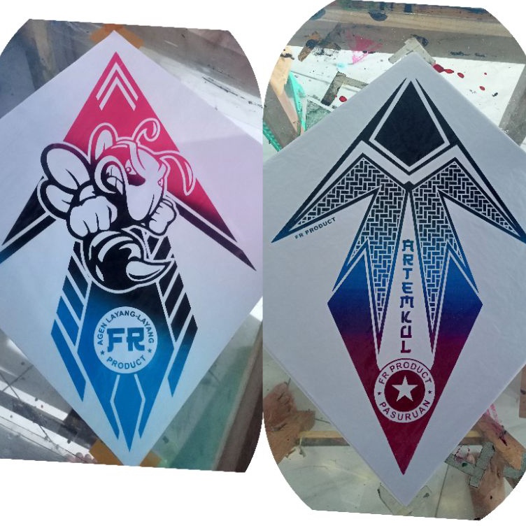 KODE U1V kertas sablon sukoi isi 100pcs KERTAS YA  BKN LAYANGAN