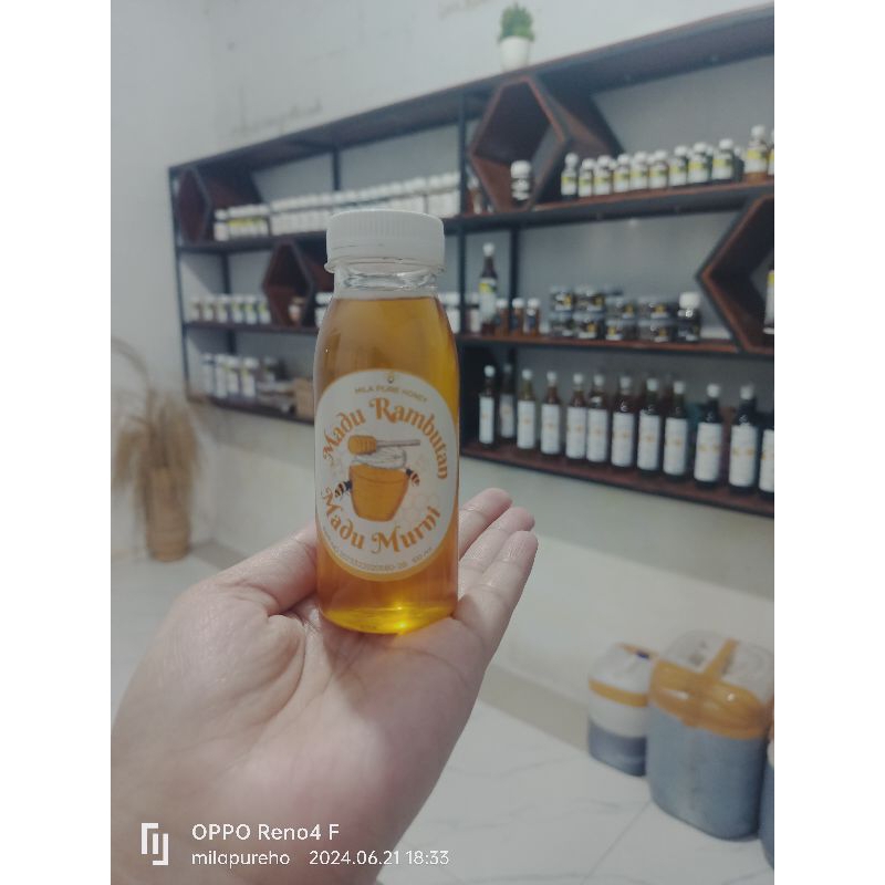 

Madu Murni Asli Rambutan Merk Milapurehoney Uk 100 Ml Sebagai Imun TubuhAlami