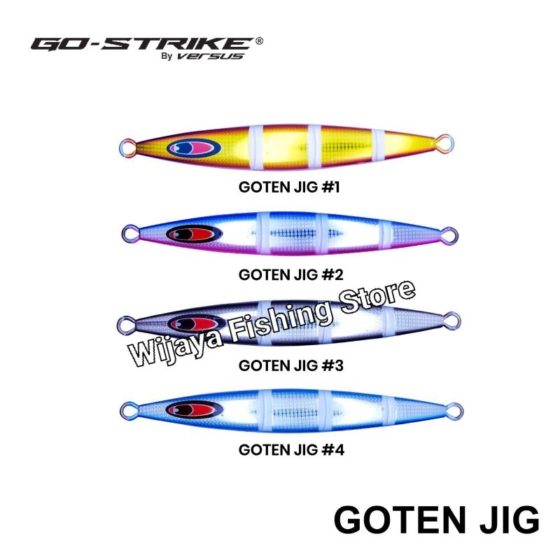 Umpan Pancing Metal Jig Go Strike Versus Goten 100 150 200 gram