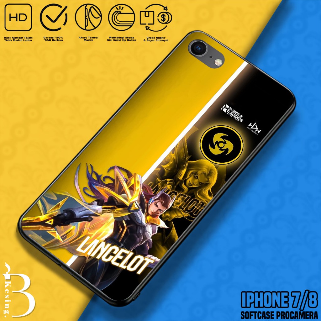 Case Iphone 7 / Iphone 8 - Casing Iphone 8 / Iphone 7 Motif Hero MobileLegend - Silikon Hp Iphone 7/