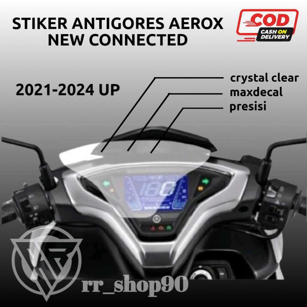 Stiker Speedometer Antigores Pelindung Speedometer motor Aerox new connected dan old