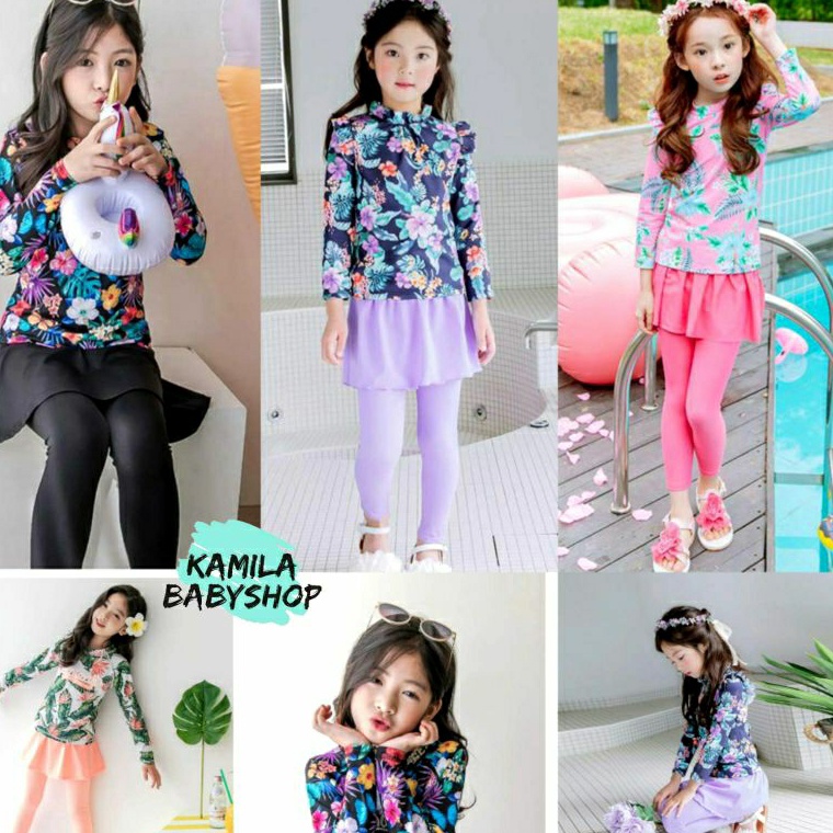 KODE K22L ET1 Baju Renang Anak PerempuanBaju renang anak lakilakiBaju Renang Anak MuslimBaju Renang 
