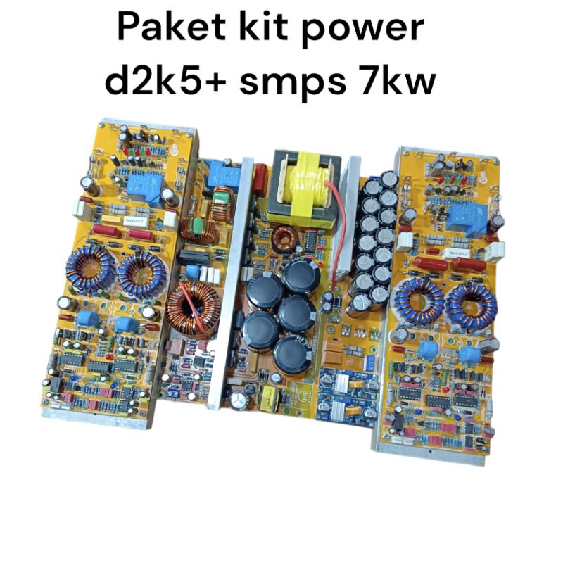 paket power amply clas d fullbridge+ smps 7kw