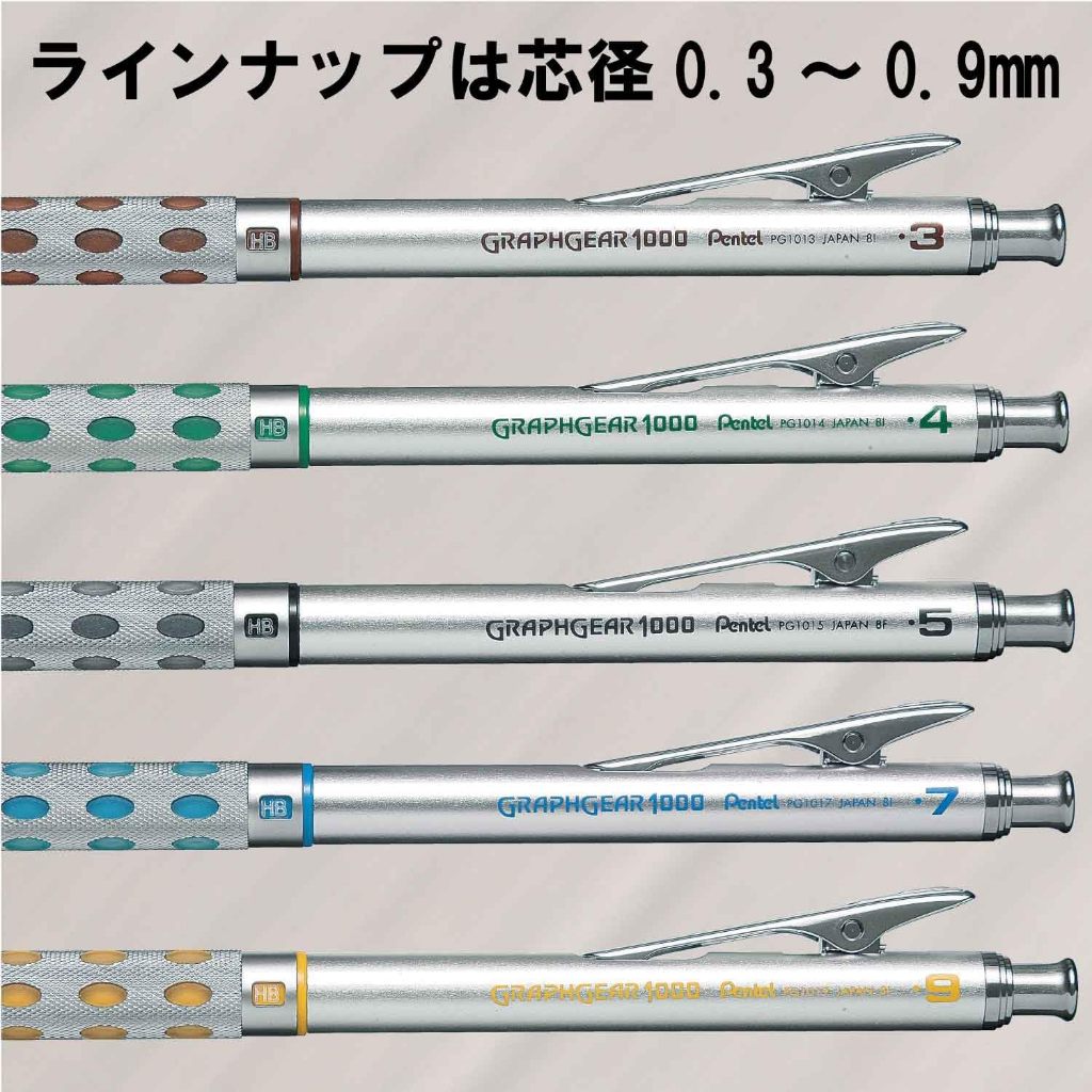 

sg Pentel Graph Gear 1 Drafting Mechanical Pencil 0.3mm 0.4mm 0.5mm 0.7mm 0.9mm Pensil Mekanik