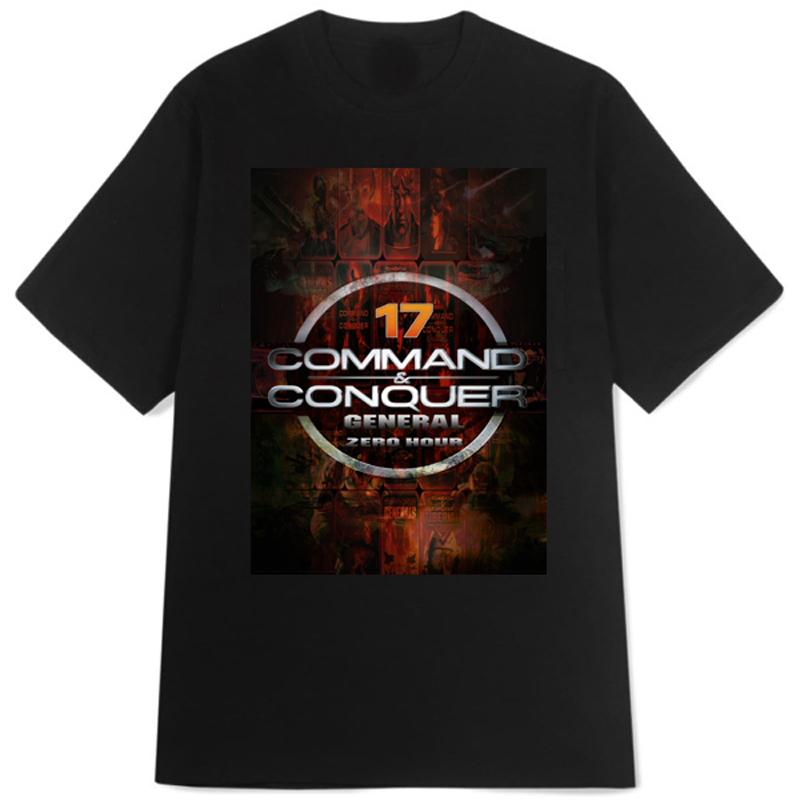 Kaos Command and Conquer Generals Zero Hour Tshirt 100% Cotton Black | Shortsleeve & Longsleeve | Ta