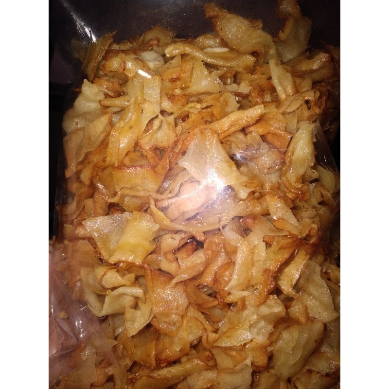 

Keripik singkong Original 500 gram Renyah,kriuk ektrak bawang