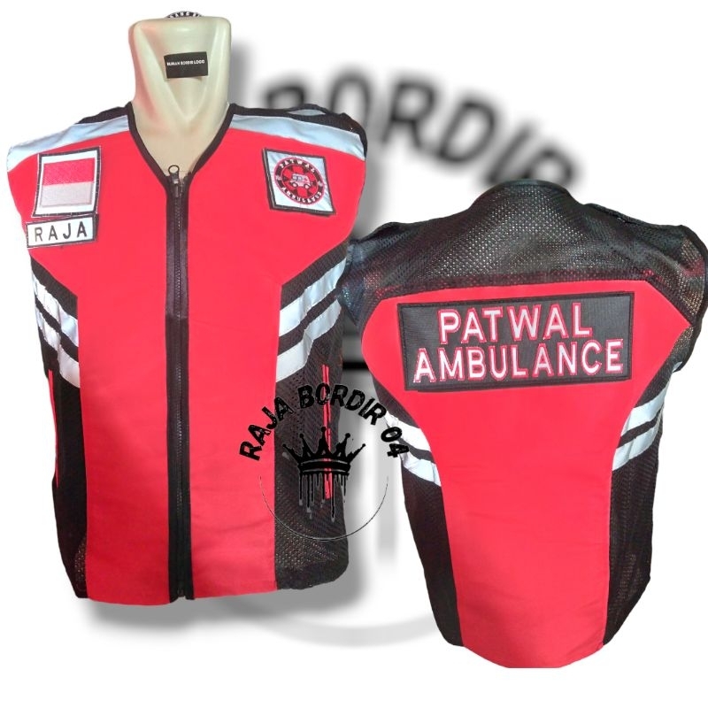 Rompi Patwal Ambulance Bahan Taslan ber kualitas