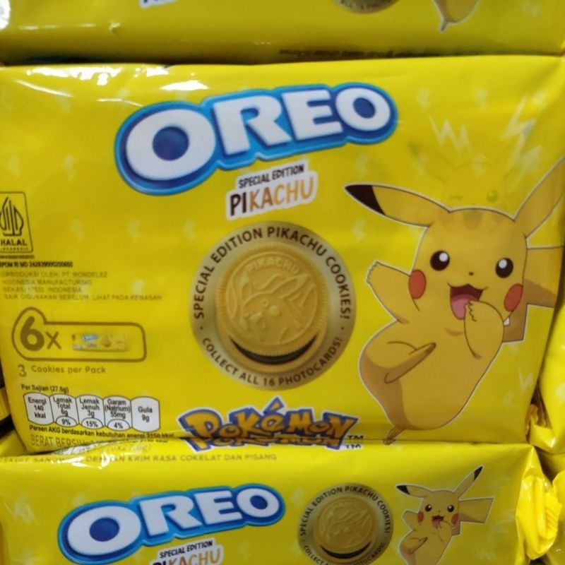 

Oreo pokemon 6x27,6gr
