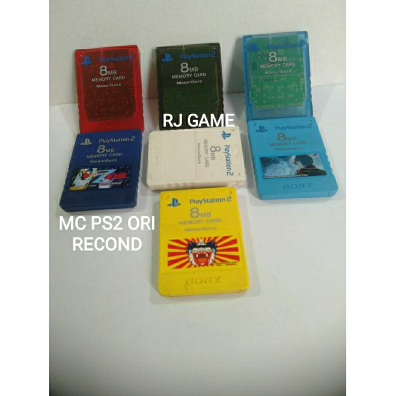 MC PS2 ORIGINAL 8MB / MC PS2 ORI RECOND / MEMORY CARD PS2 ORIGINAL