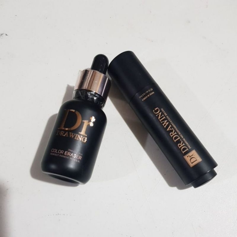 SALE DR DRAWING TINTA SULAM ALIS DAN BIBIR LIQUID TYPE DAN Dr drawing Color Eraser - Penghapus untuk