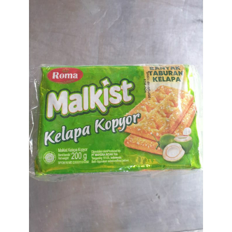 

ROMA MALKIST KELAPA KOPYOR 200gr ISI 6