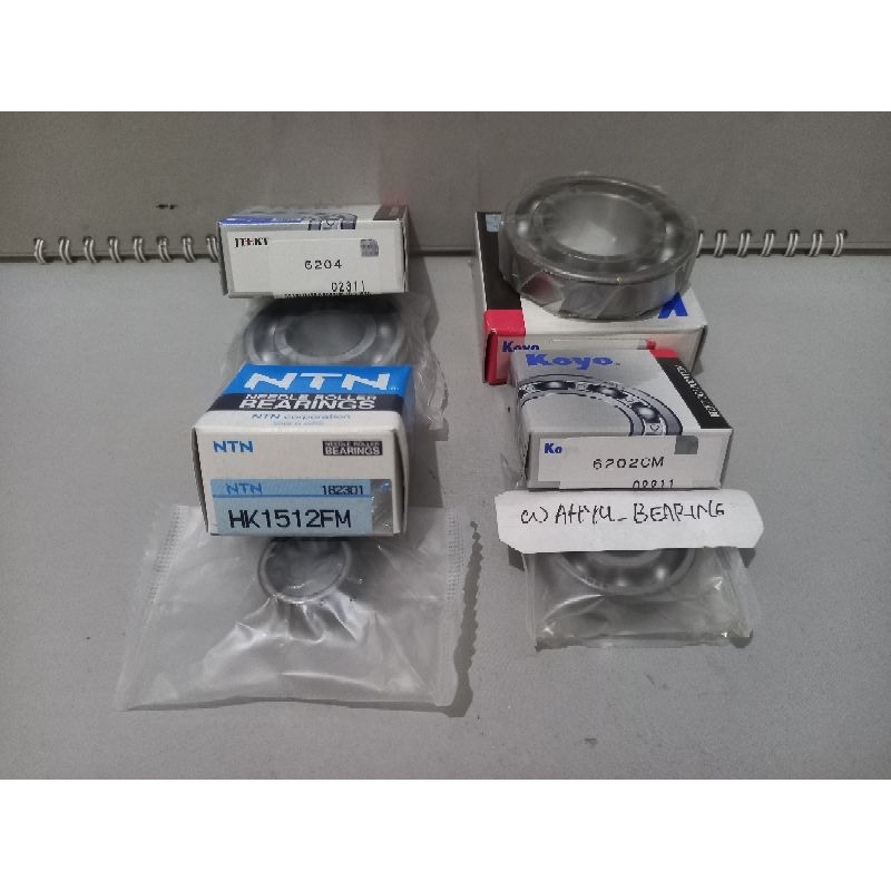 Bearing HK 1512 - 6204 Koyo Set Rasio GL 100 Original Japan