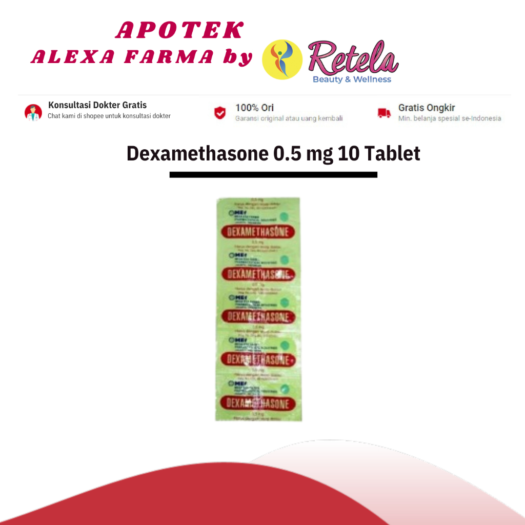 Dexamethasone 0.5 mg 10 Tablet