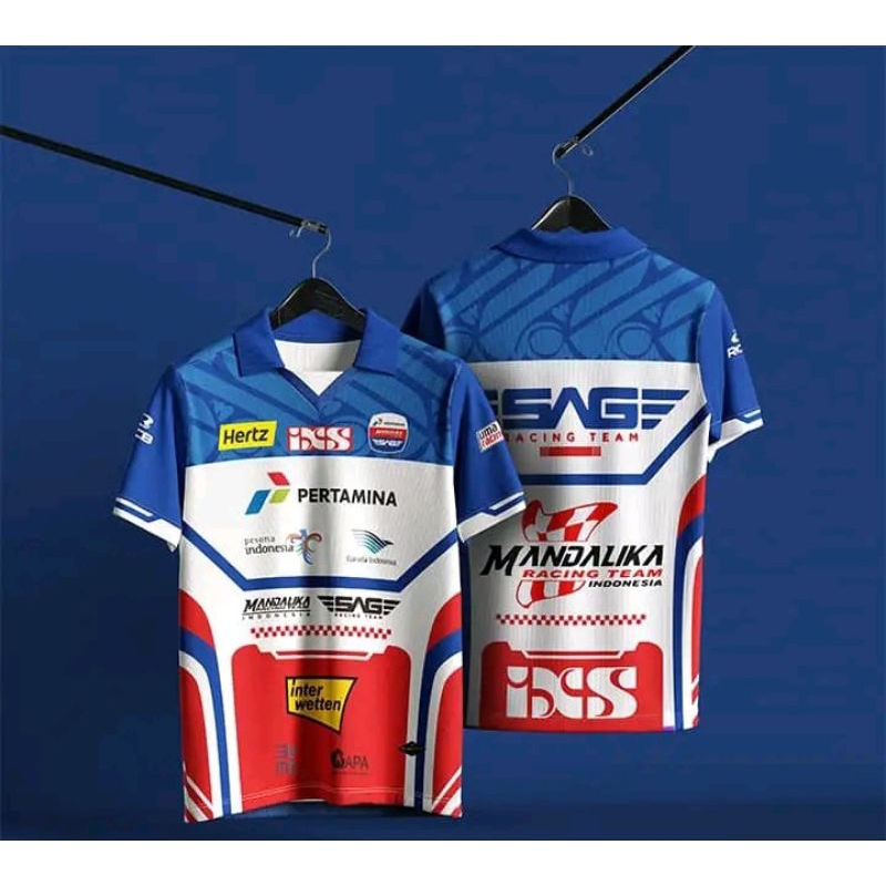 Kaos Racing kerah polo -kaos jersey wangki racing- kaos polo keren