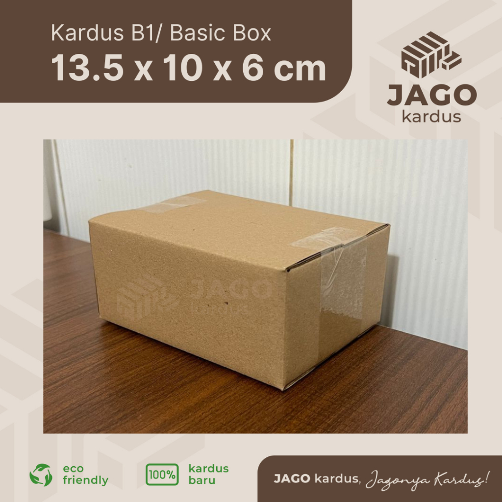 

Kardus Box Baru Polos Uk 13.5x10x6 cm