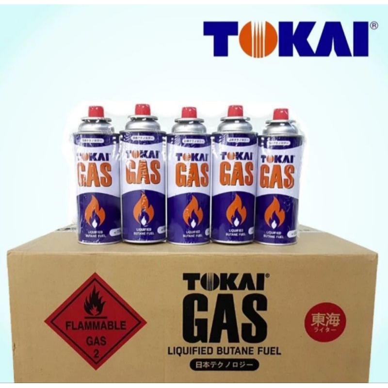 Gas Portable Tokai 235 Gr Gas Kompor Portable Gas Kaleng Tokai 235gram