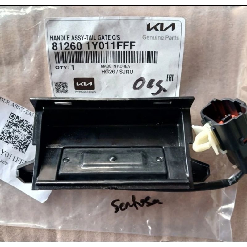 Handle pintu bagasi Kia All New Picanto th 2012