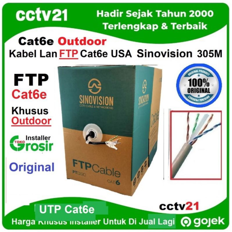 Kabrl LAN CAT 6 Sinovision Cable Lan Cat 6