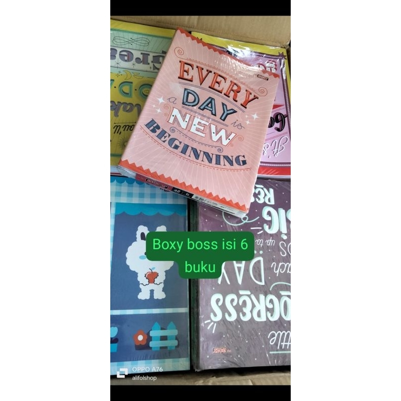 

Buku Boxy Big Boss 42 lembar (1pack isi 6)