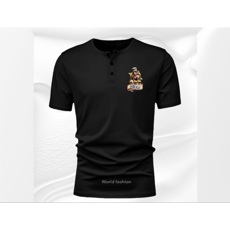 KAOS PENDEK POLOS /LG OP /HENLEY /T-SHIRT /DISTRO PREMIUM /BAHAN BEBY TERRY/ADEM DAN LEMBUT DI PAKAI