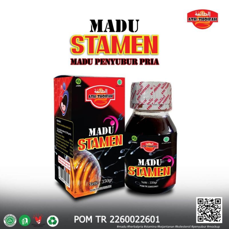 

Madu Stamen/Madu Penyubur Pria Meningkatkan Libido dan Stamina 350 gr