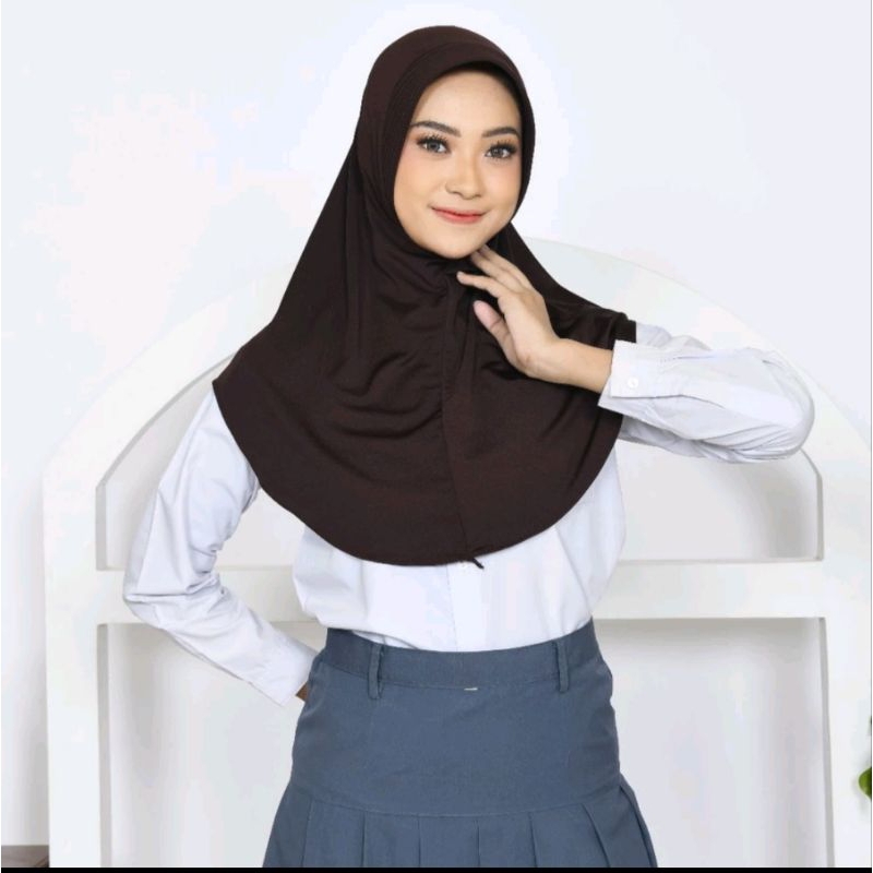 Jilbab Anak Sekolah SMP SMA/Jilbab sport/Jilbab Hamidah/Jilbab jumbo