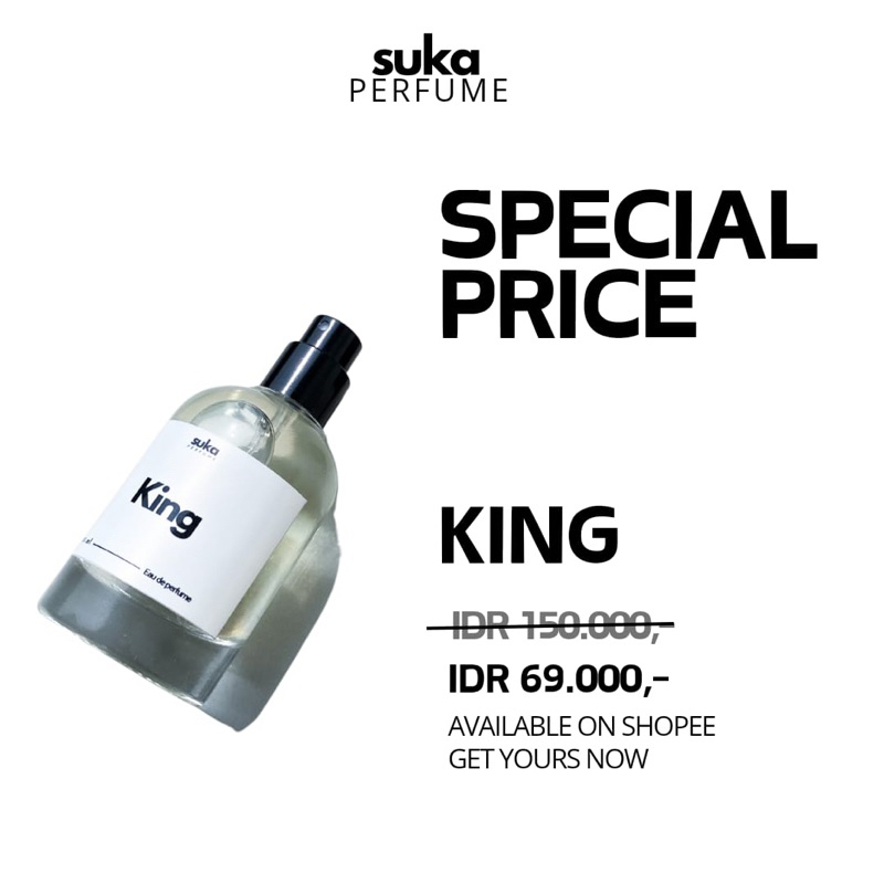 suka perfume - KING | AMBER & WOOD | 35ml - Parfum for Men