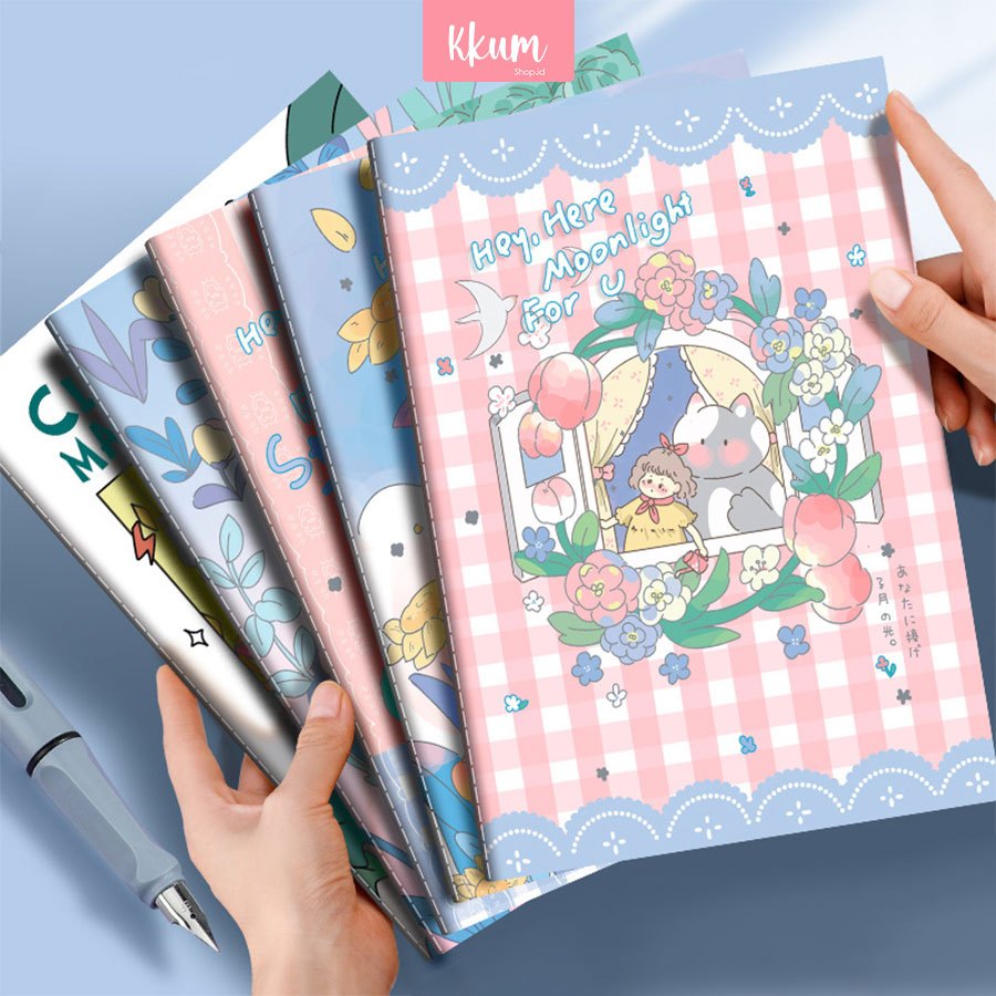 

4PCS Notebook B5 karakter/buku tulis Sekolah B5