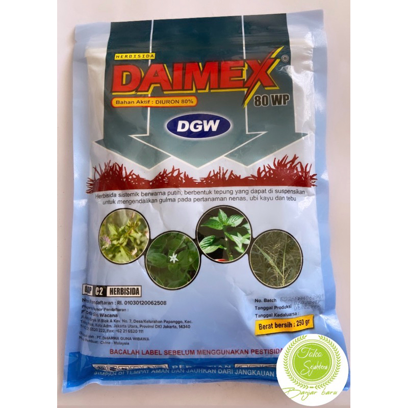 HERBISIDA DAIMEX 80WP 250GR BERANTAS RUMPUT LULANGAN