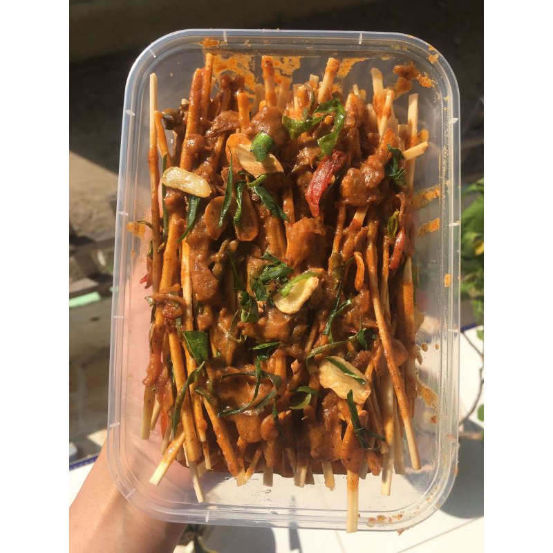 

mie lidi bumbu basah ukuran box 500ml