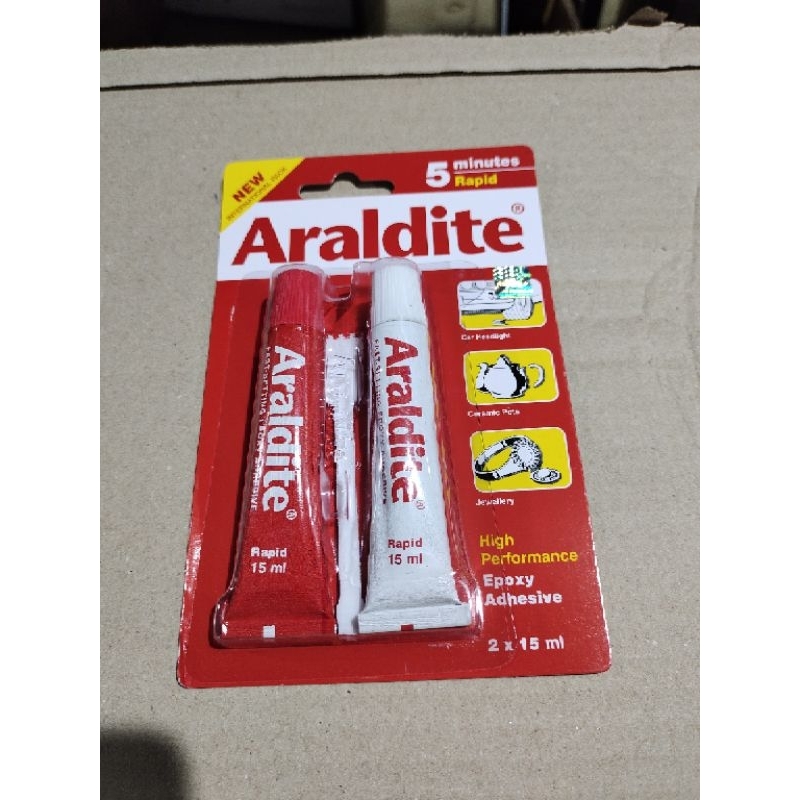 Lem besi araldite  merah
