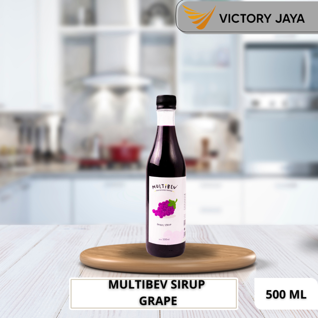 

Multibev Syrup grape / sirup perasa minuman ras anggur 500ml