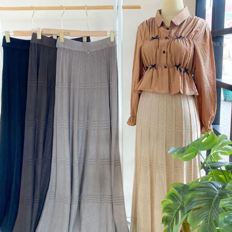 rok import rok rajut premium rok rajut import rok duyung