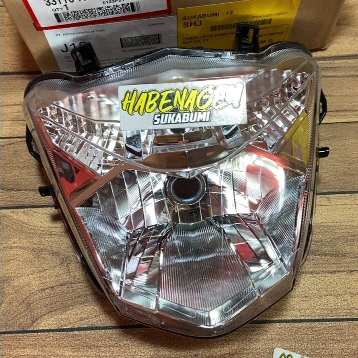 reflektor kap kaca mika lampu depan head lamp light honda All New Beat FI ECO ESP street 2016 - 2019