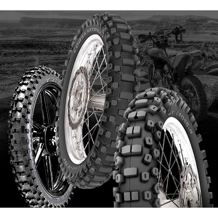 CORSA MT CROSS X & R RING 14 16 17 18 19 21 BAN LUAR TRAIL MOTORCROSS CORSA - TERSEDIA SEMUA UKURAN