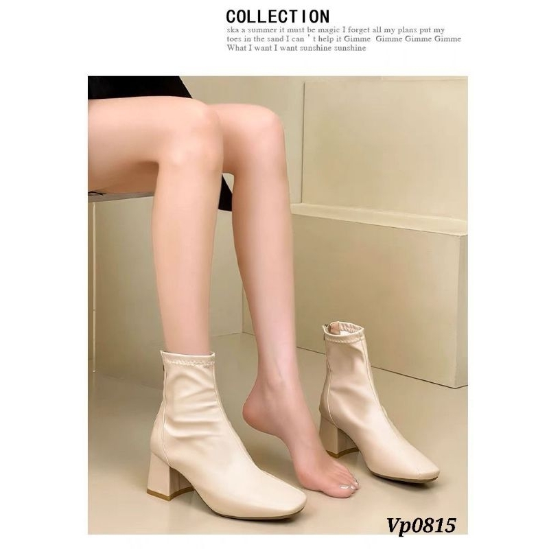 TERBARU AMIINA BOOTS HIGH HEELS PLATFORM VP0815 STYLE KOREA