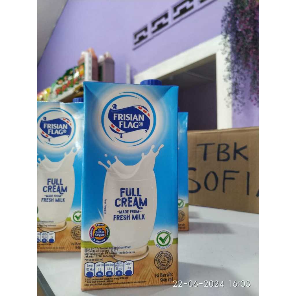

Frisian Flag Uht Full Cream 946 ml