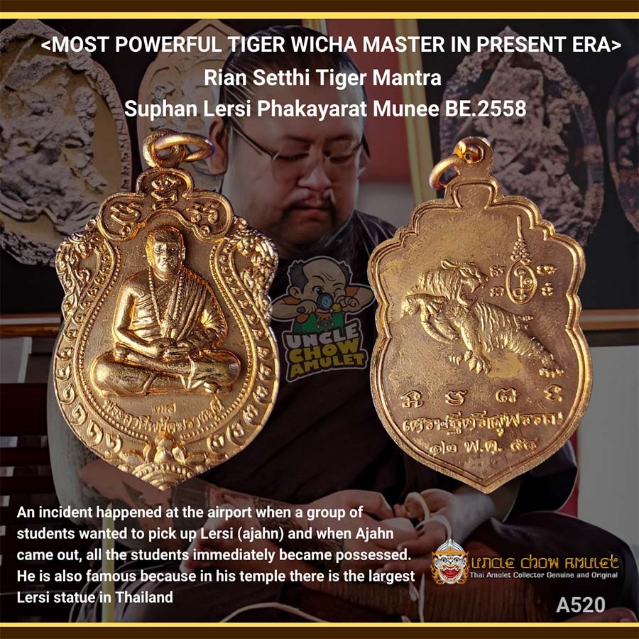 [Amulet] Lersi Phakayarat (Archan Poon)