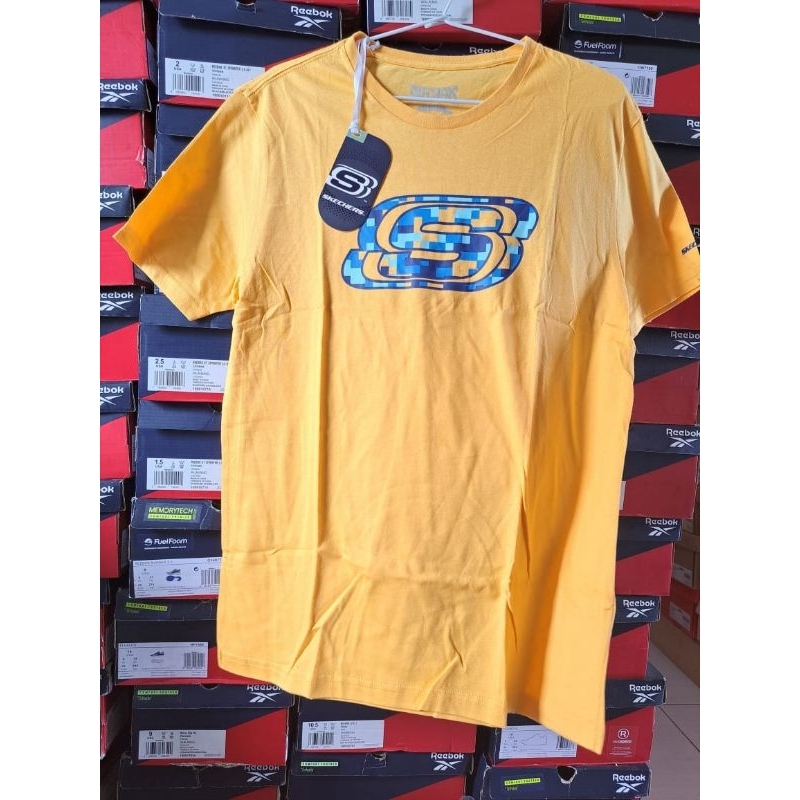 Kaos Pria Skechers Baju Kaos Casual OrIgInal Store Terbaru