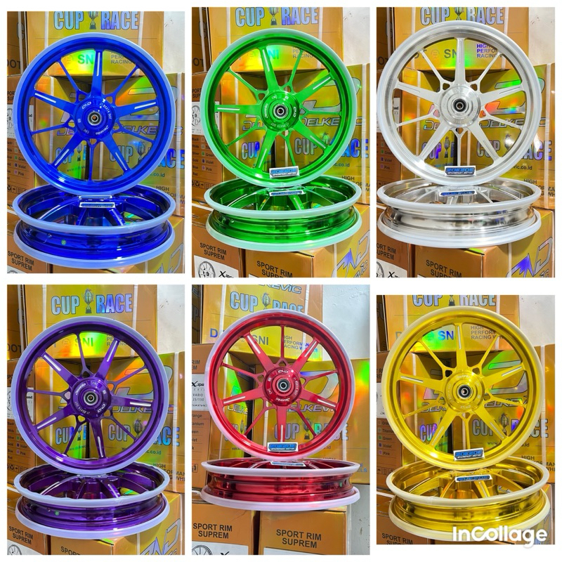 VELG DELKEVIC XSPEED V1 V2 V3 VARIO 125 150 / VARIO 110 / BEAT / SCOOPY / MIO SPORTY MIO SOUL / MIO