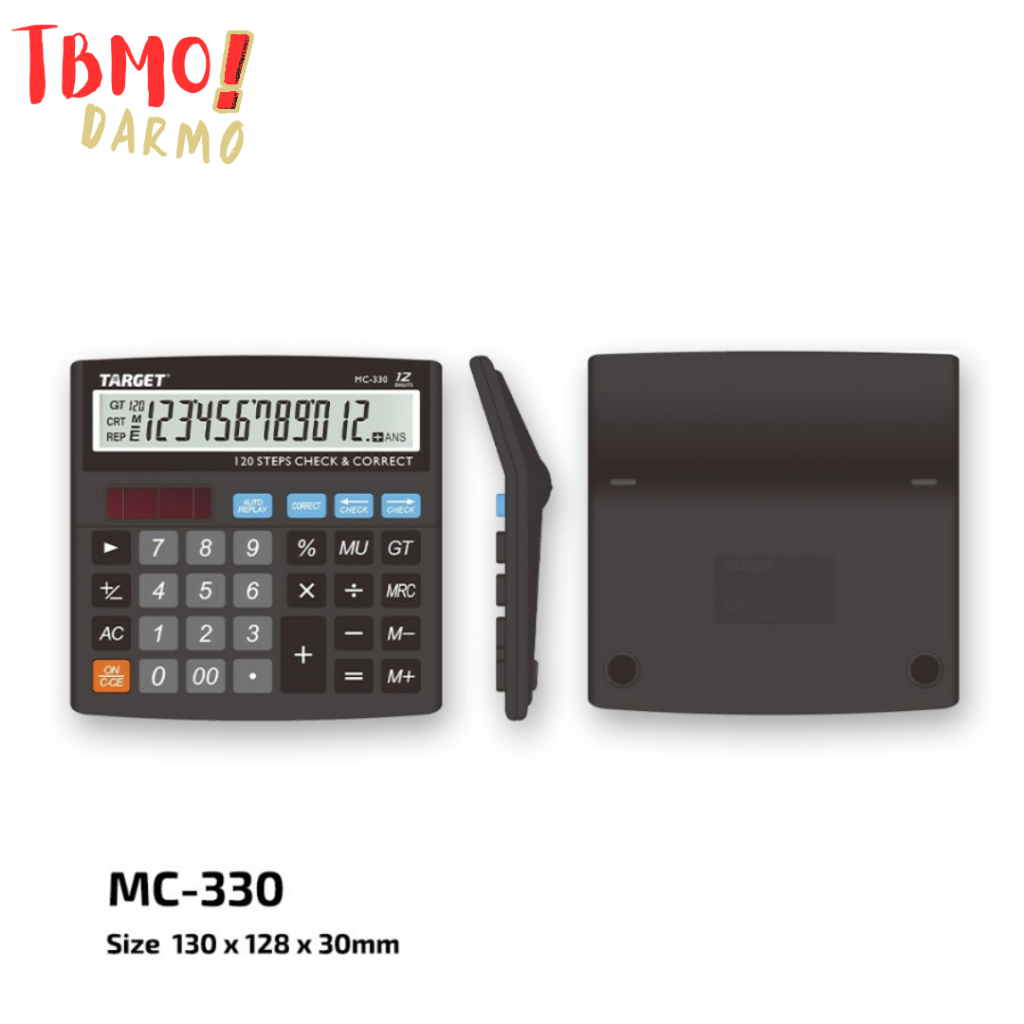 

TBMO KALKULATOR TARGET MC-330 CHECK&CORRECT