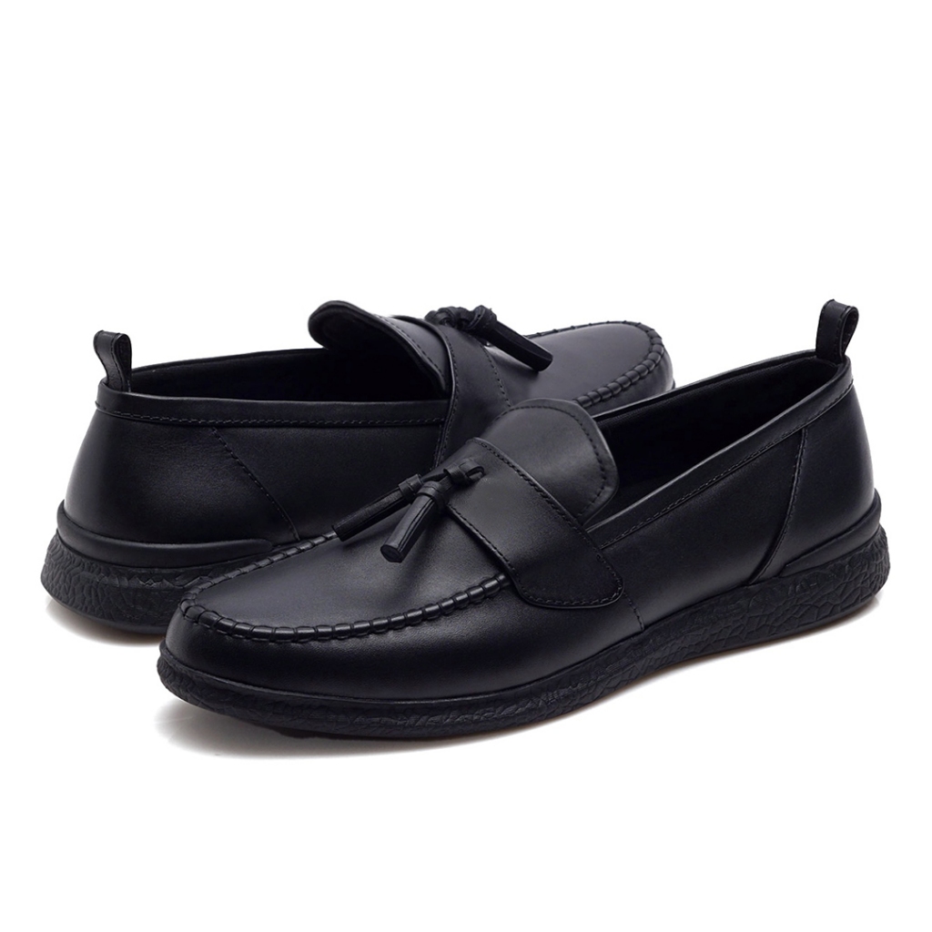 Auriermax x Kenzios Sepatu Formal Pria Vasco Black Series Original