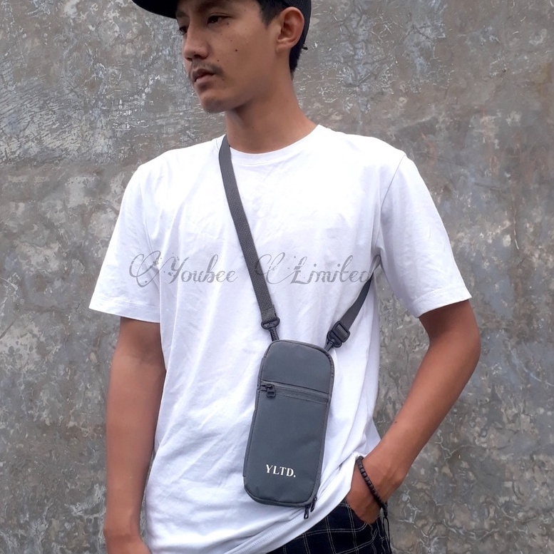 FG2 Rancis Jaya  Sako Hanging Wallet Pria  Dompet dan Kartu Unisex  Tas Selempang m Gantung Leher